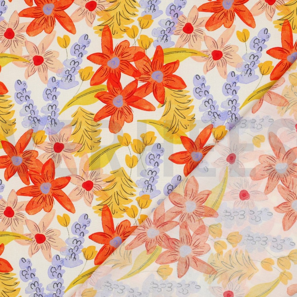 RADIANCE DIGITAL FLOWERS OFF-WHITE #4