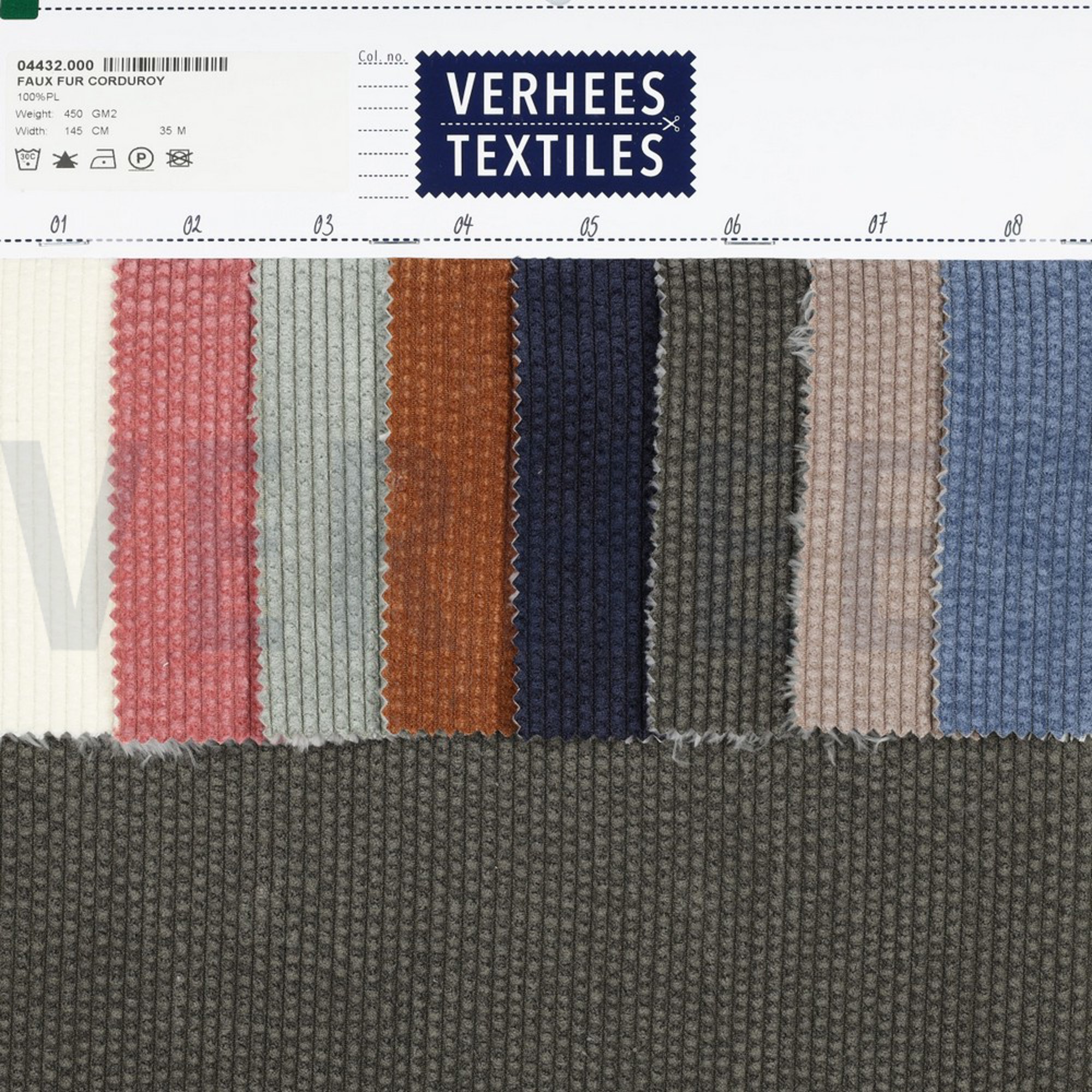 FAUX FUR CORDUROY ECRU (high resolution) #4