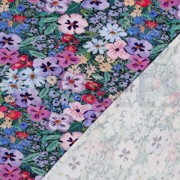 VISCOSE JERSEY DIGITAL FLOWERS NAVY (thumbnail) #4