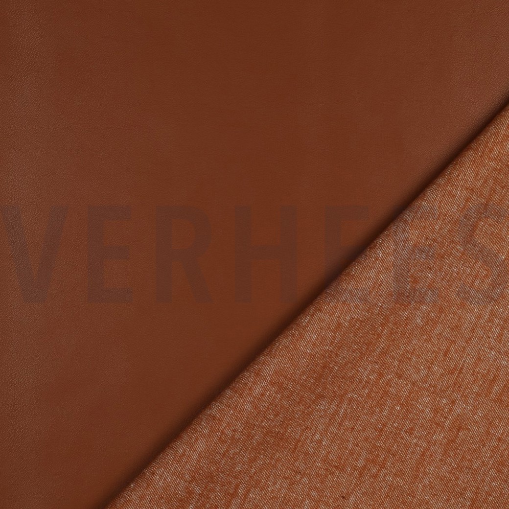 FAUX LEATHER COGNAC #4