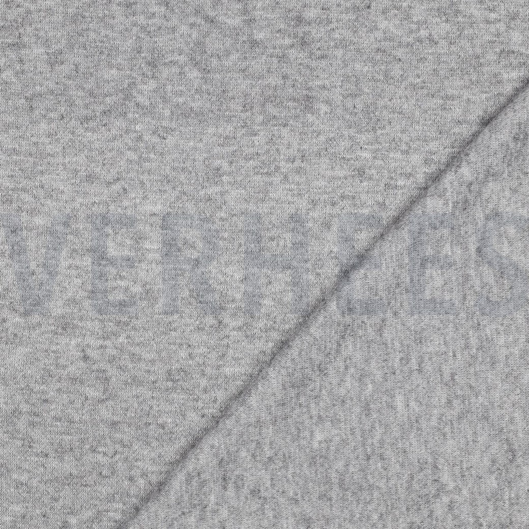 KNITTED MELANGE GREY MELANGE #4