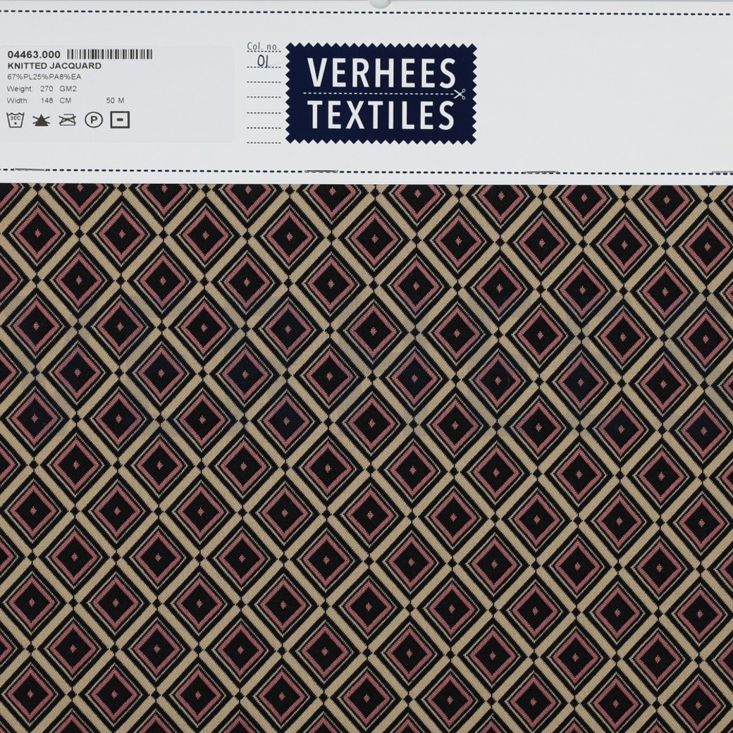KNITTED JACQUARD MULTI BEIGE #4