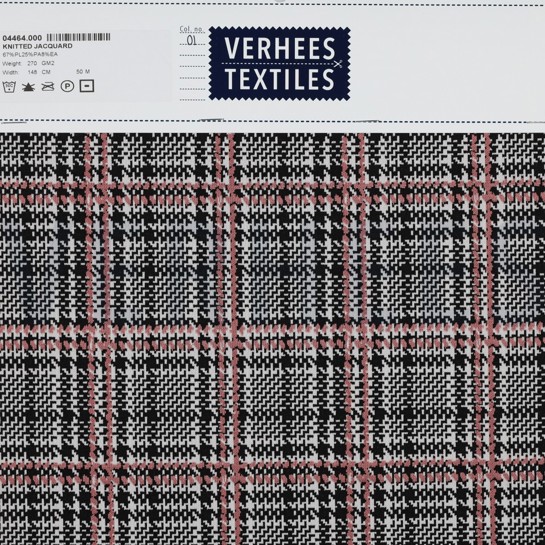 BREISEL JACQUARD ZWART/ WIT #7