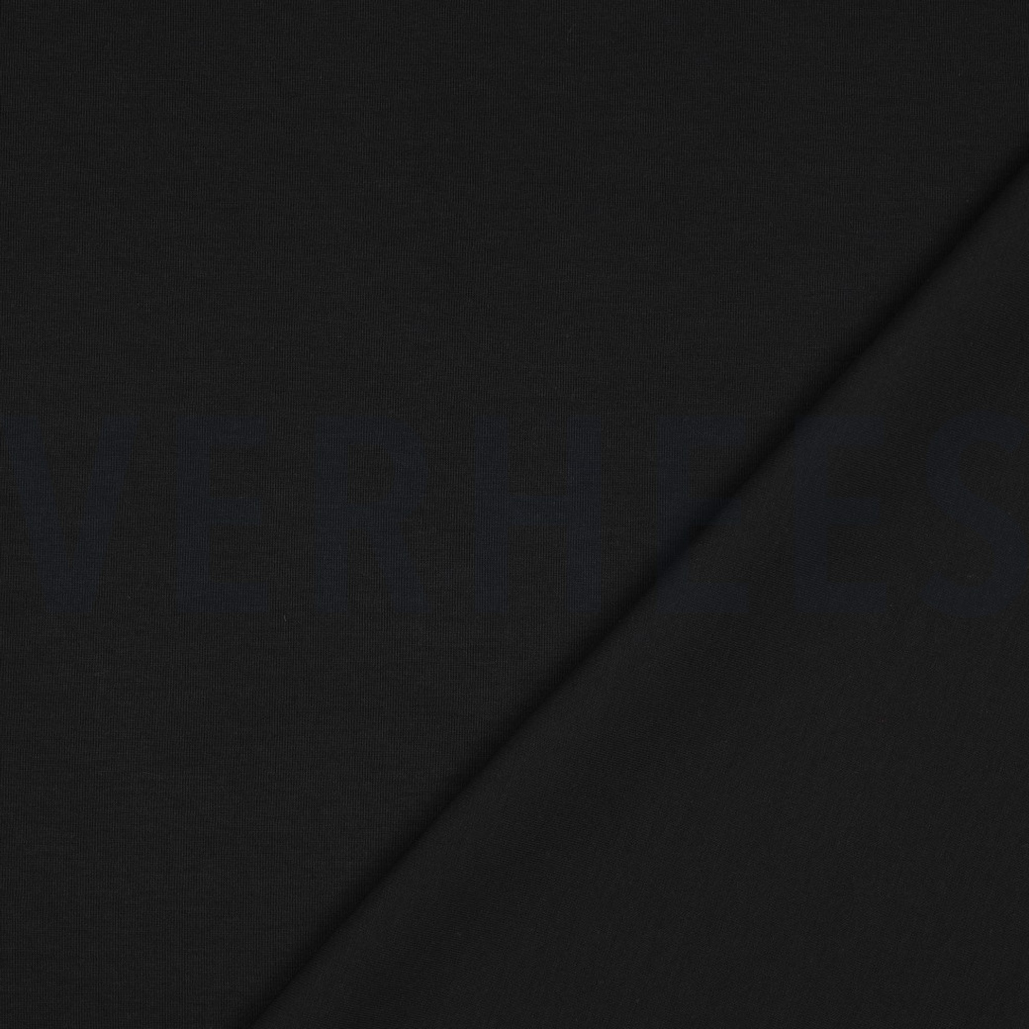 COTTON INTERLOCK JERSEY BLACK (high resolution) #4