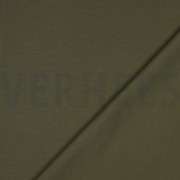 COTTON INTERLOCK JERSEY ARMY GREEN (thumbnail) #4