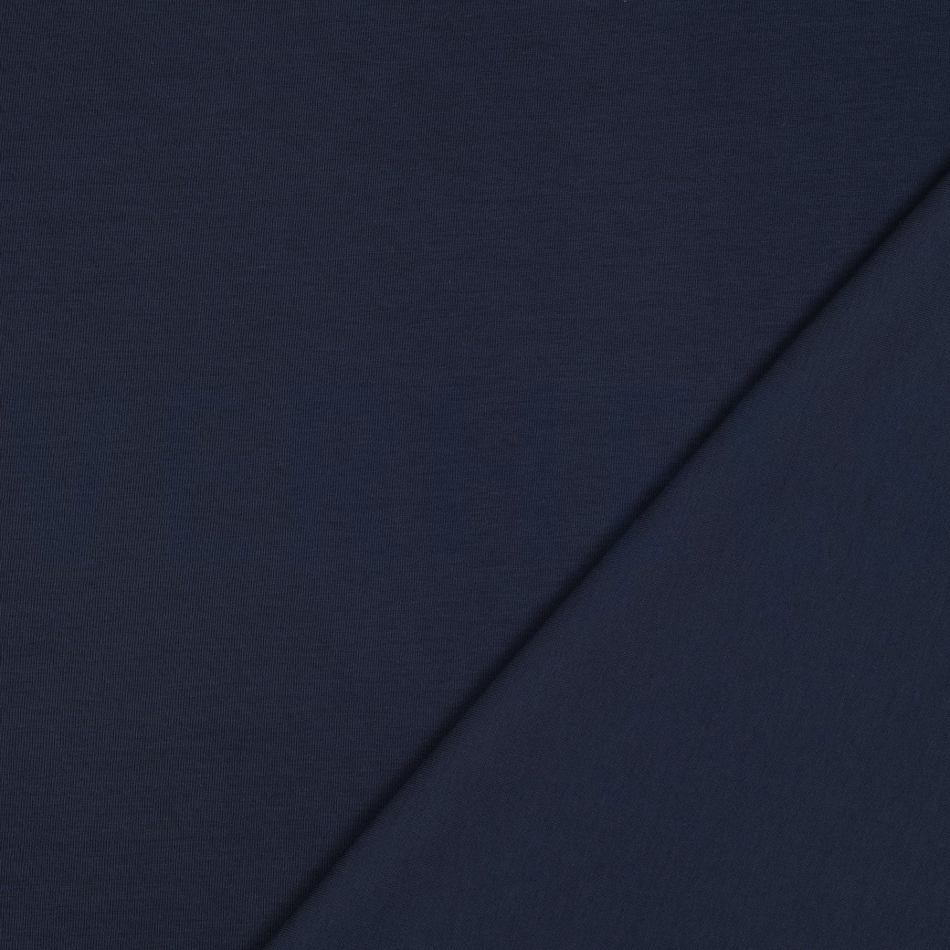 COTTON INTERLOCK JERSEY NAVY #4