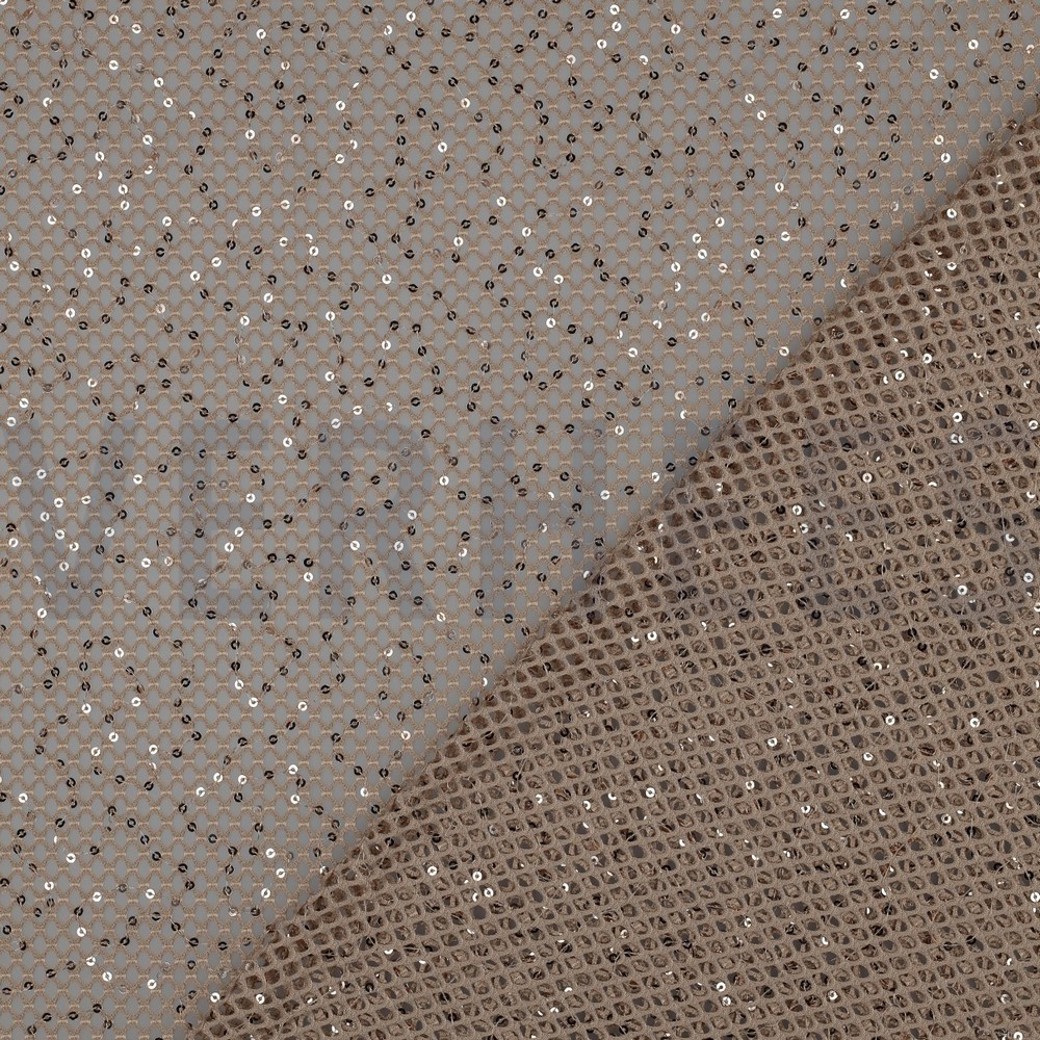 CROCHET SEQUINS BRONZE #4