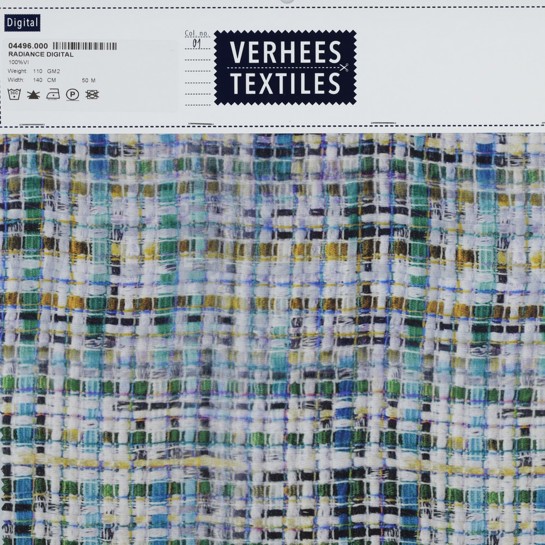 VISKOSE RADIANCE DIGITAL GRAFISCH MEHRFARBIG #7