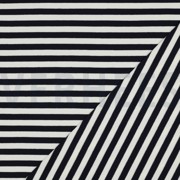 FRENCH TERRY YARN DYED STRIPES NAVY / OFF WHITE (thumbnail) #4