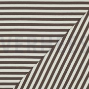 FRENCH TERRY YARN DYED STRIPES TAUPE (thumbnail) #4