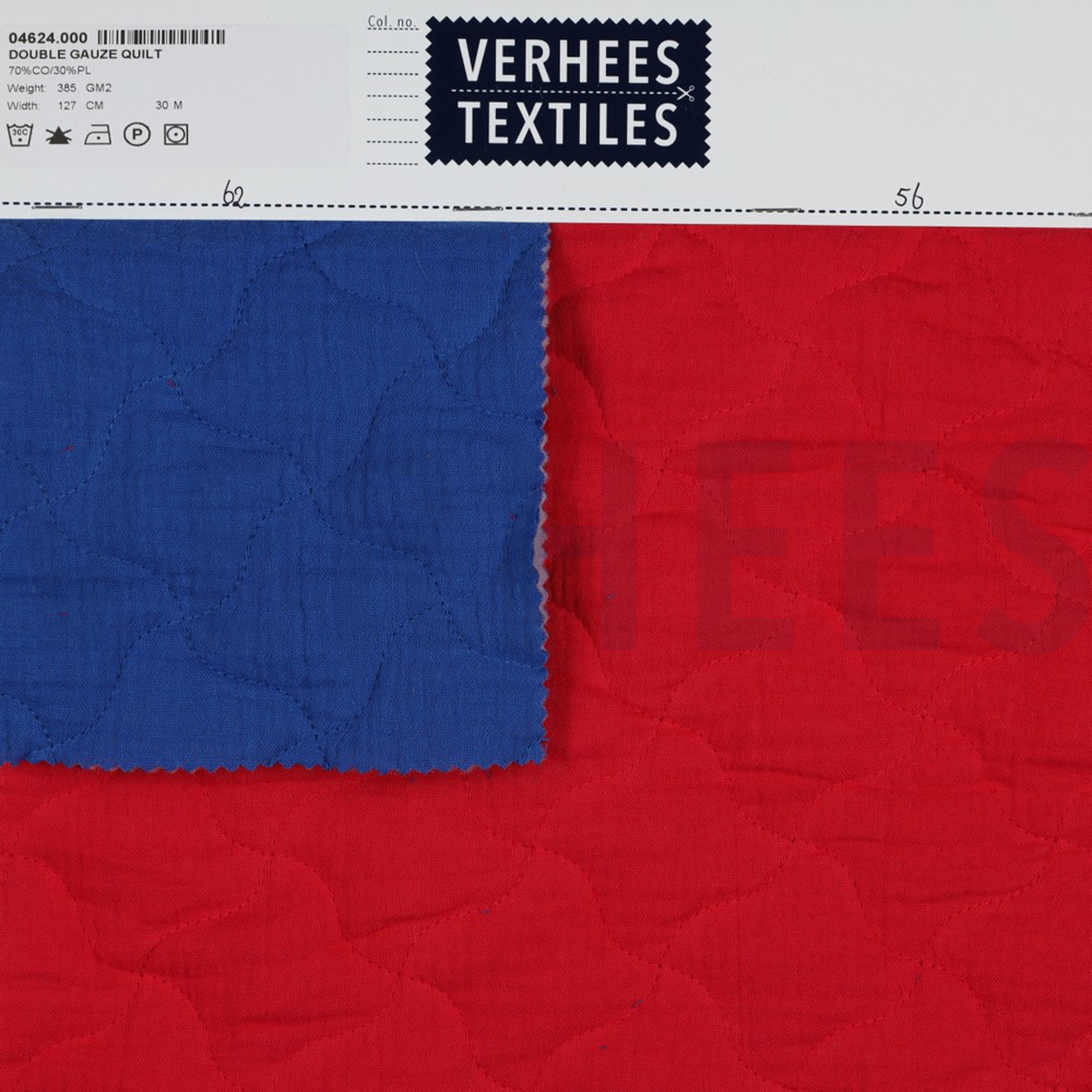 DOUBLE GAUZE QUILT COBALT (high resolution) #4