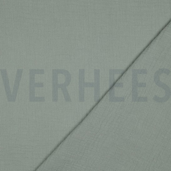 DOUBLE GAUZE 160CM GROEN #7