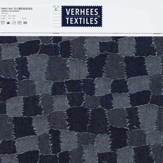 JEANS JACQUARD JEANSBLAU #7