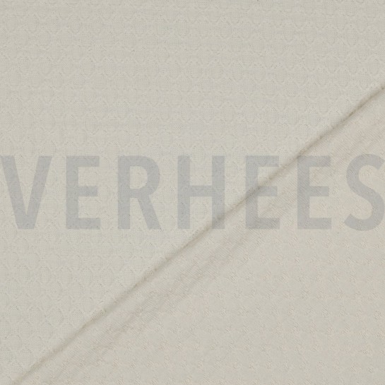 KATOEN GEBREID JACQUARD NATUURLIJK #7