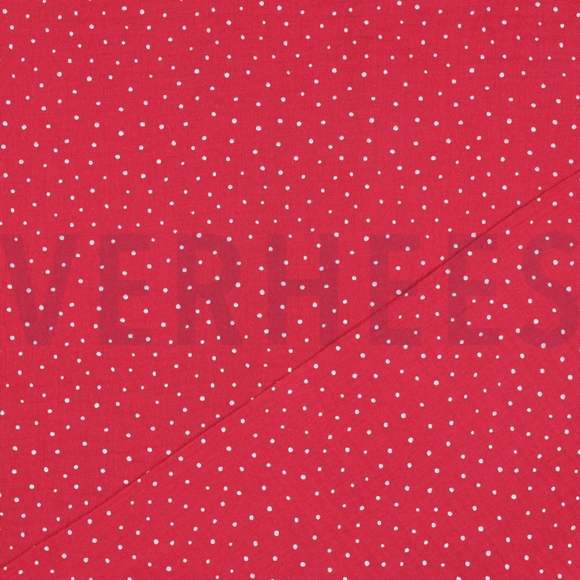 DOUBLE GAUZE LITTLE DOTS FUCHSIA (high resolution) #4