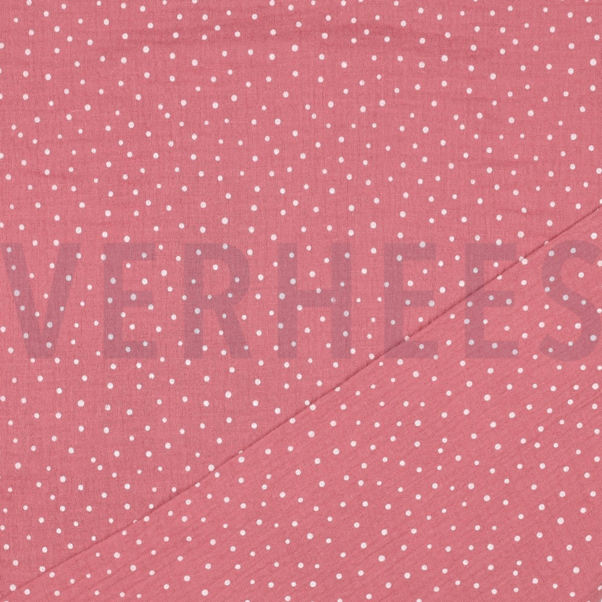 DOUBLE GAUZE LITTLE DOTS BLUSH (high resolution) #4