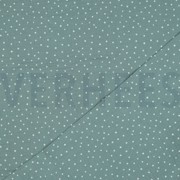 DOUBLE GAUZE LITTLE DOTS OLD GREEN (thumbnail) #4