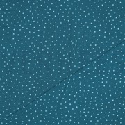 DOUBLE GAUZE LITTLE DOTS PETROL (thumbnail) #4