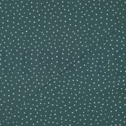 DOUBLE GAUZE LITTLE DOTS DARK GREEN (thumbnail) #4