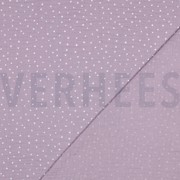 DOUBLE GAUZE LITTLE DOTS OLD LILAC (thumbnail) #4