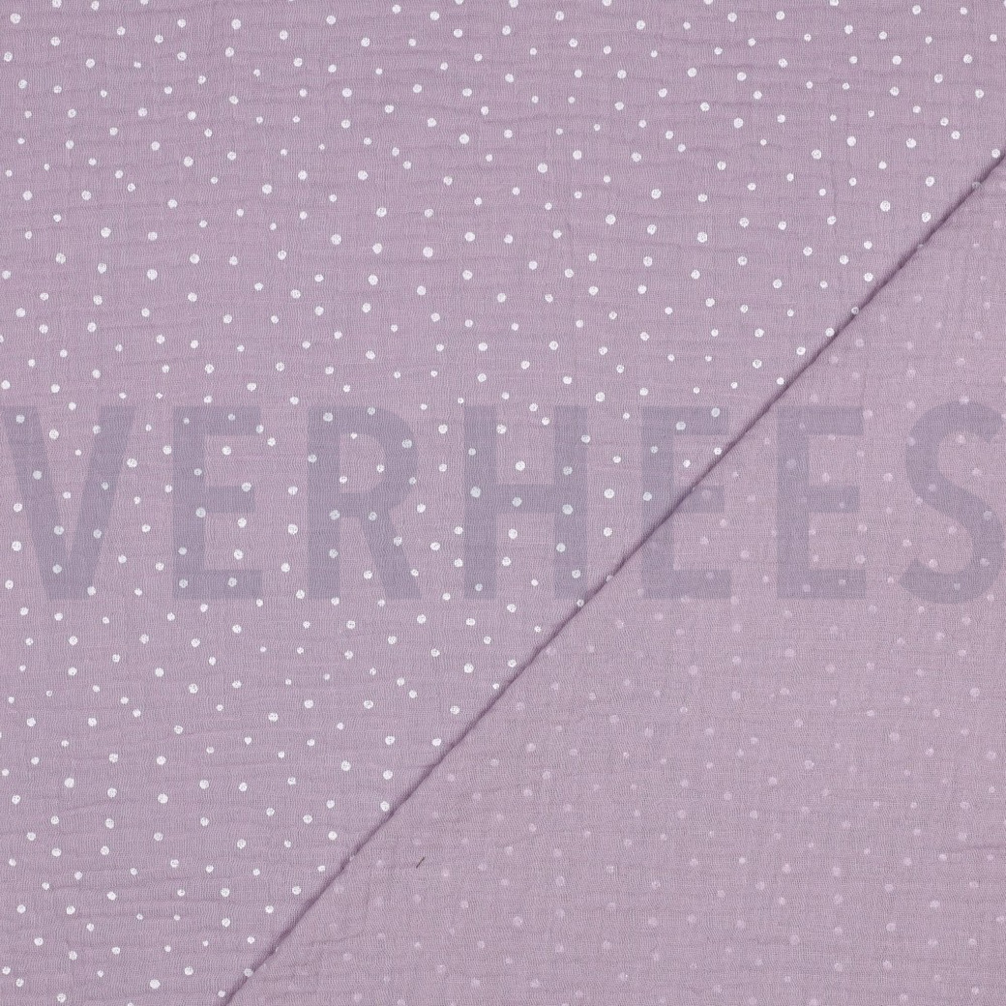 DOUBLE GAUZE LITTLE DOTS OLD LILAC (high resolution) #4