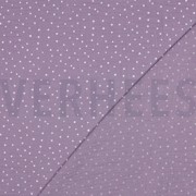 DOUBLE GAUZE LITTLE DOTS OLD MAUVE (thumbnail) #4