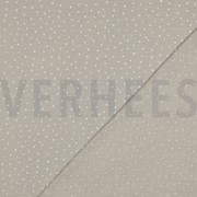 DOUBLE GAUZE LITTLE DOTS LIGHT SAND (thumbnail) #4