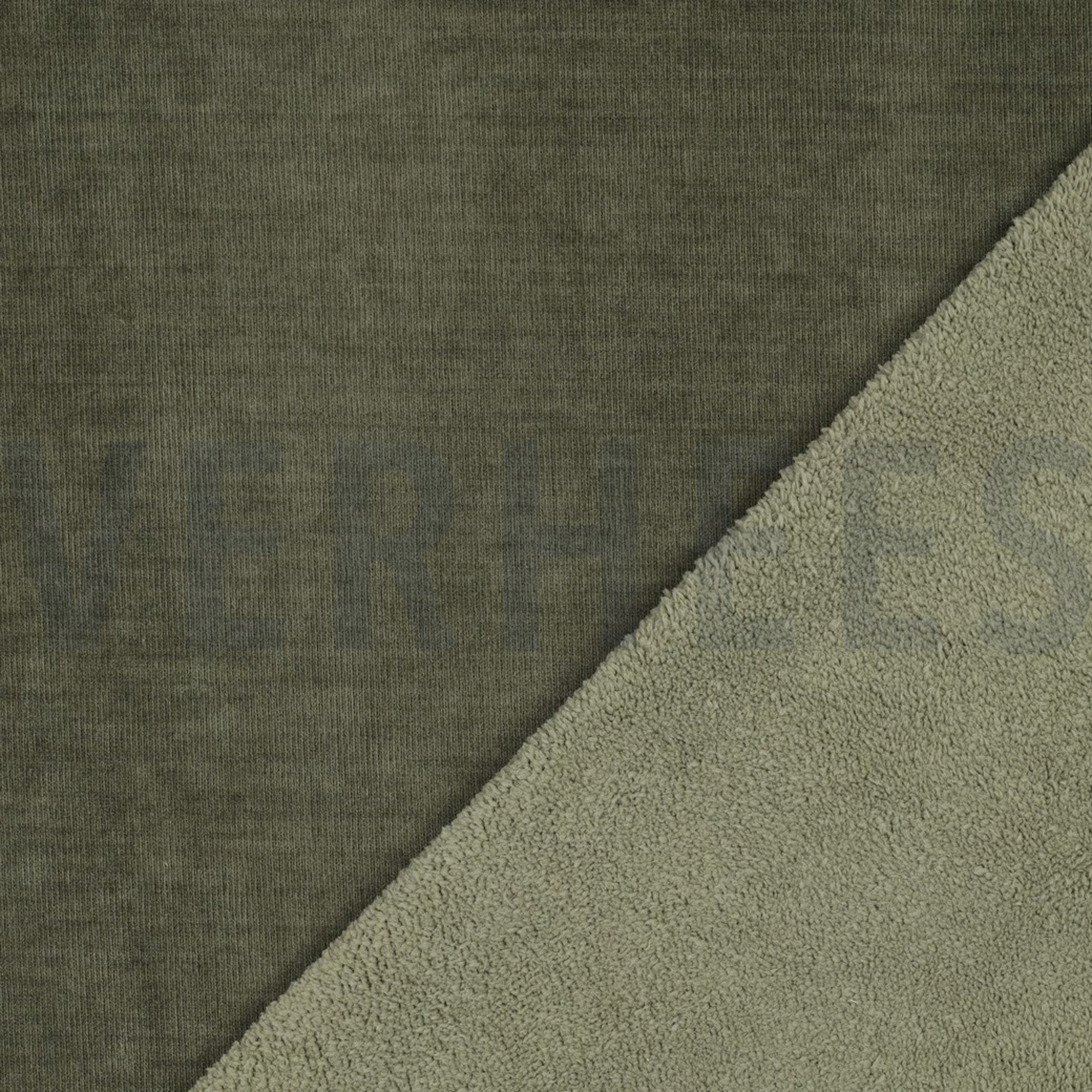 DOUBLE SIDED KNITTED VELOURS SHERPA ARMY (high resolution) #4