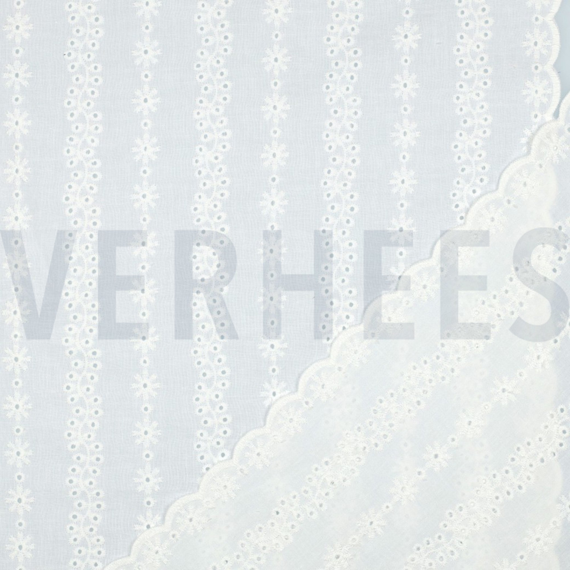 COTTON EMBROIDERY TWO-SIDE SCALLOP WHITE (high resolution) #4