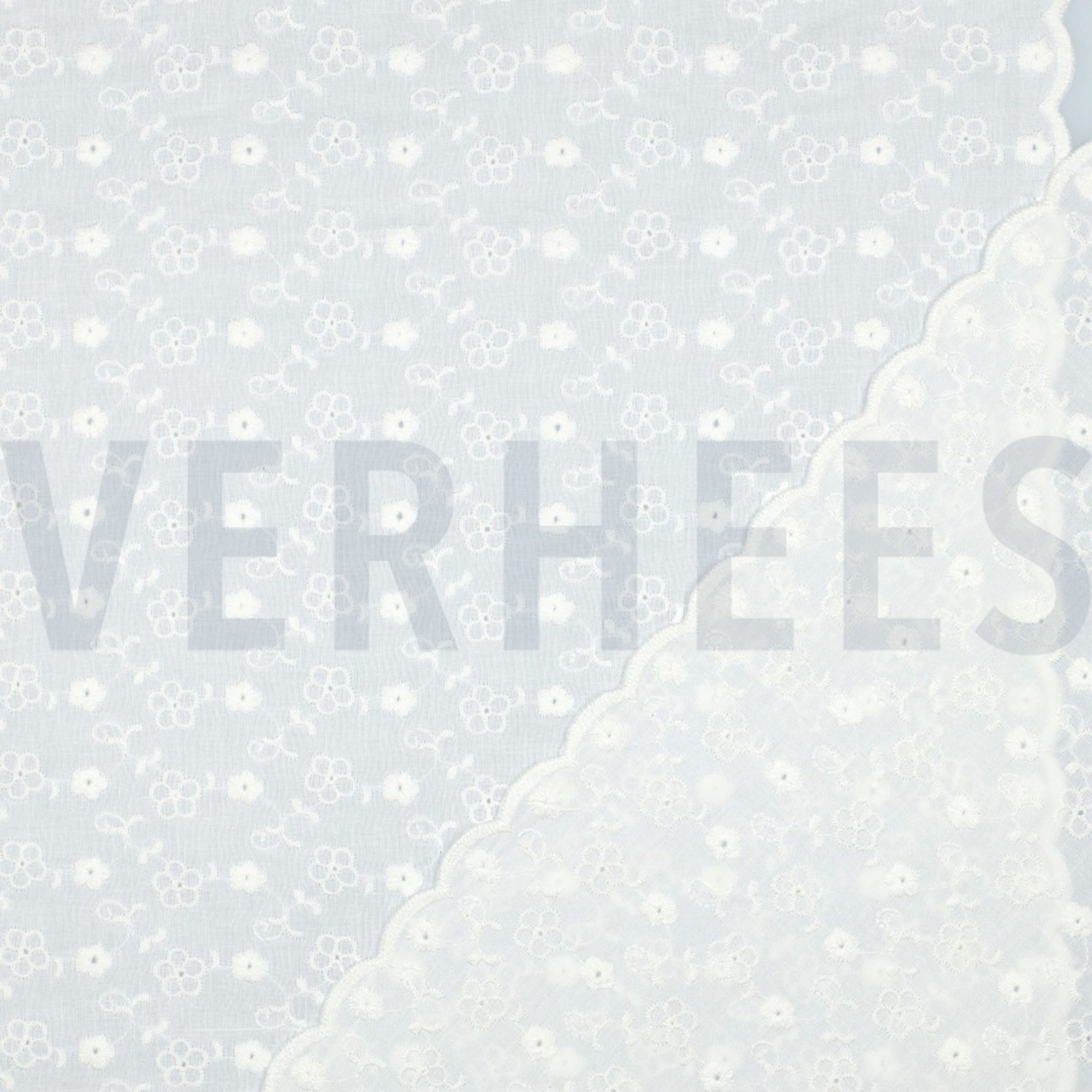 COTTON EMBROIDERY TWO-SIDE SCALLOP WHITE (high resolution) #4