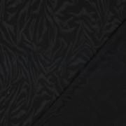 VISCOSE JACQUARD ANIMAL SKIN BLACK (thumbnail) #4