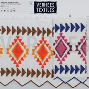 COTTON VOILE EMBROIDERY 1-SIDE WHITE / BLUE (thumbnail) #4