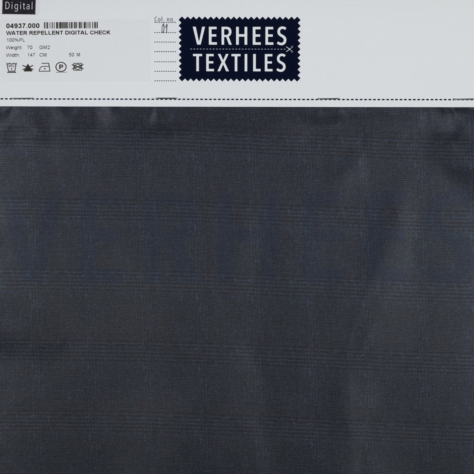 WATER REPELLENT DIGITAL CHECK NAVY (high resolution) #4