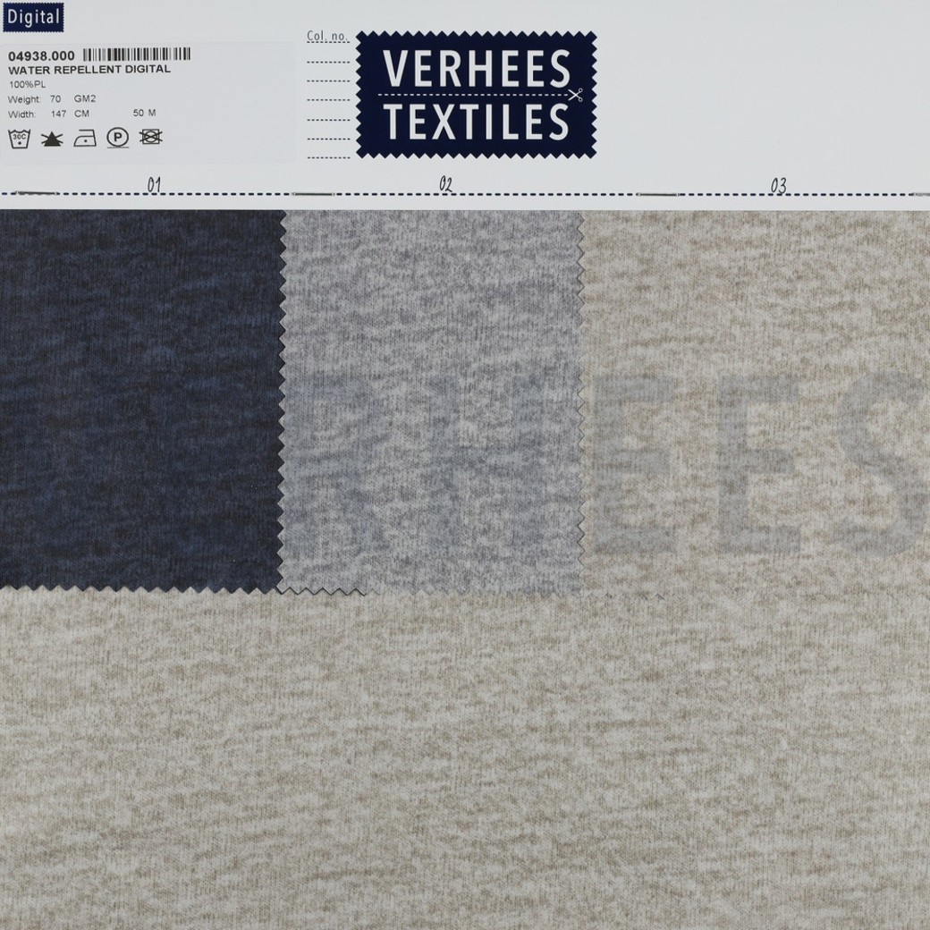 WATER REPELLENT DIGITAL GREY #4