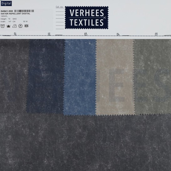 WASSERABWEISEND DIGITAL JEANSBLAU #7