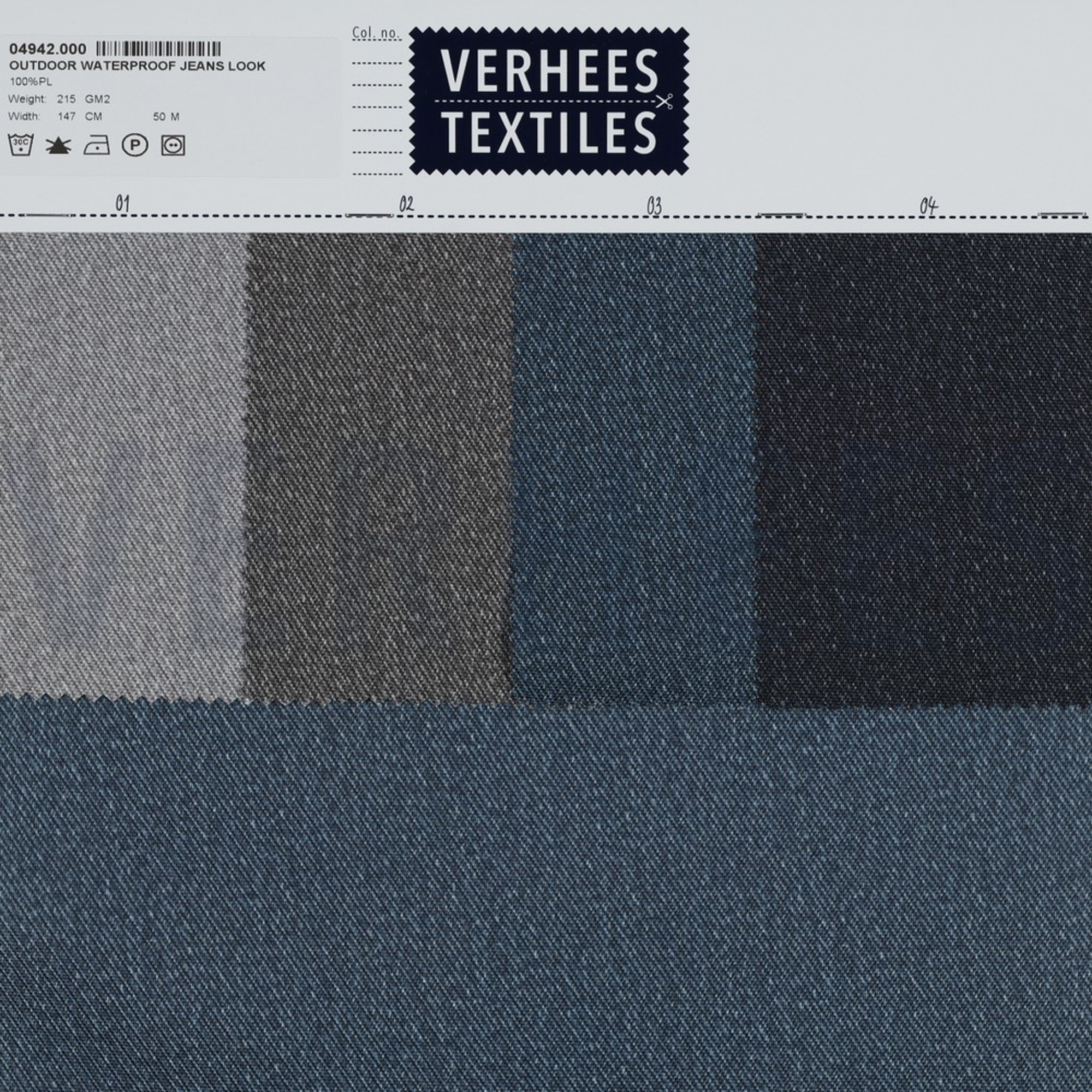 OUTDOOR WATERPROOF JEANS LOOK NAVY (high resolution) #4