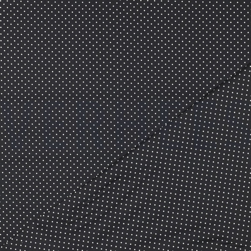 POPLIN PETIT DOTS BLACK #4