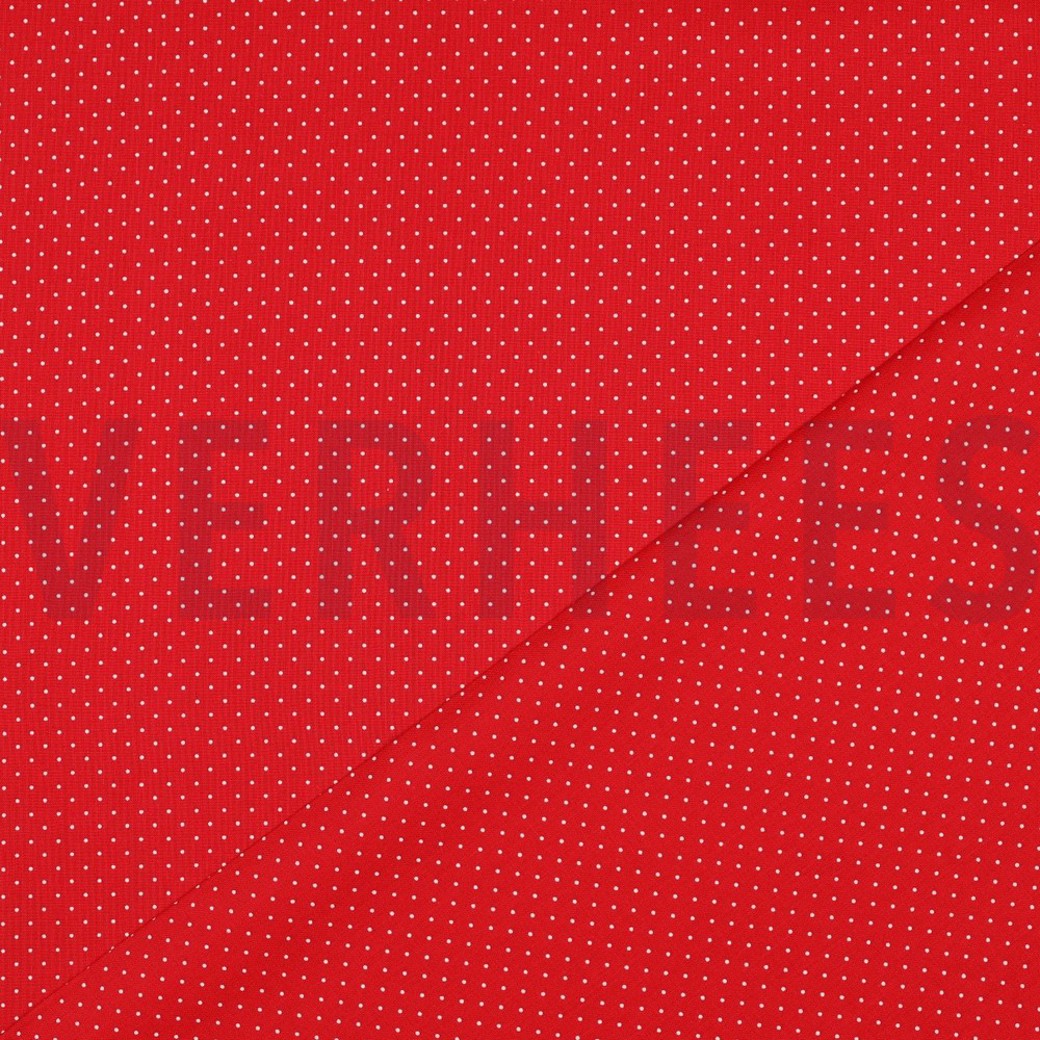 POPLIN PETIT DOTS RED #4