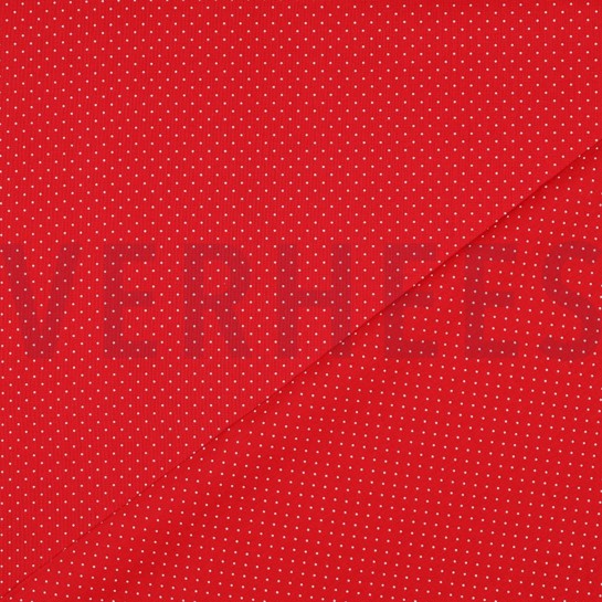 POPLIN PETIT DOTS RED #7