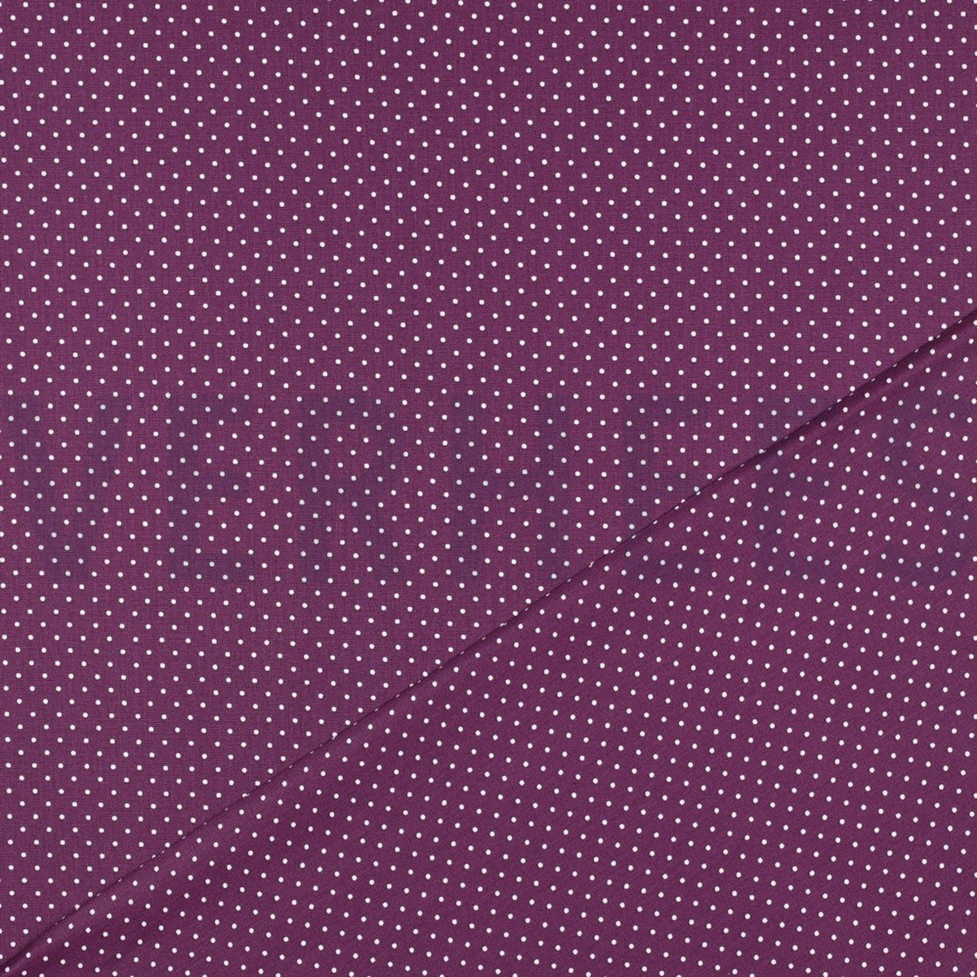 POPLIN PETIT DOTS PURPLE (high resolution) #4