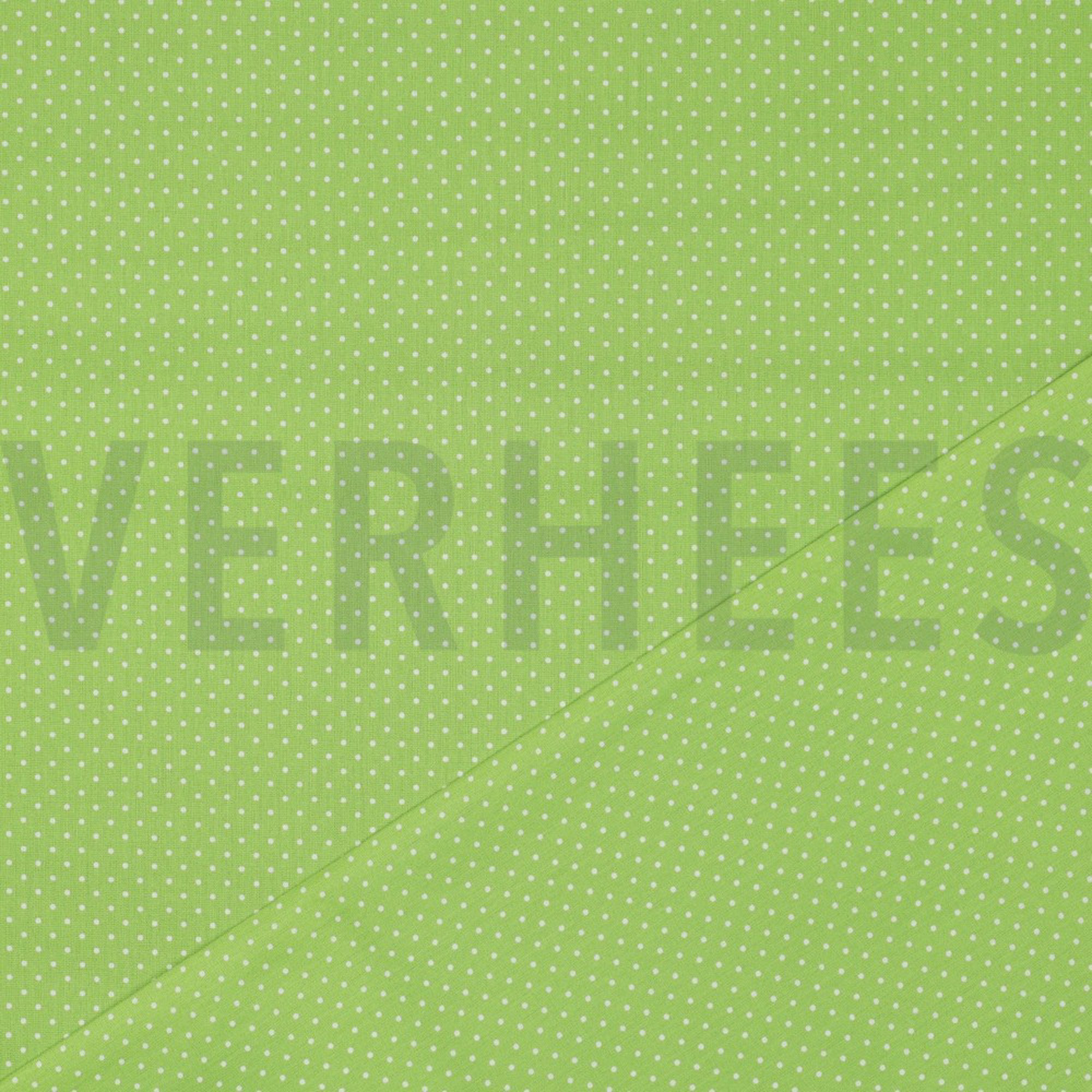 POPLIN PETIT DOTS LIME (high resolution) #4