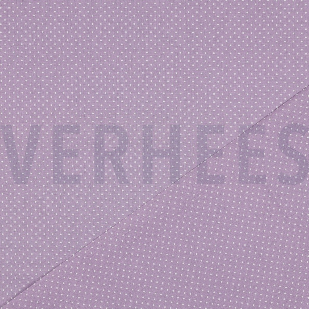 POPLIN PETIT DOTS LILAC #4