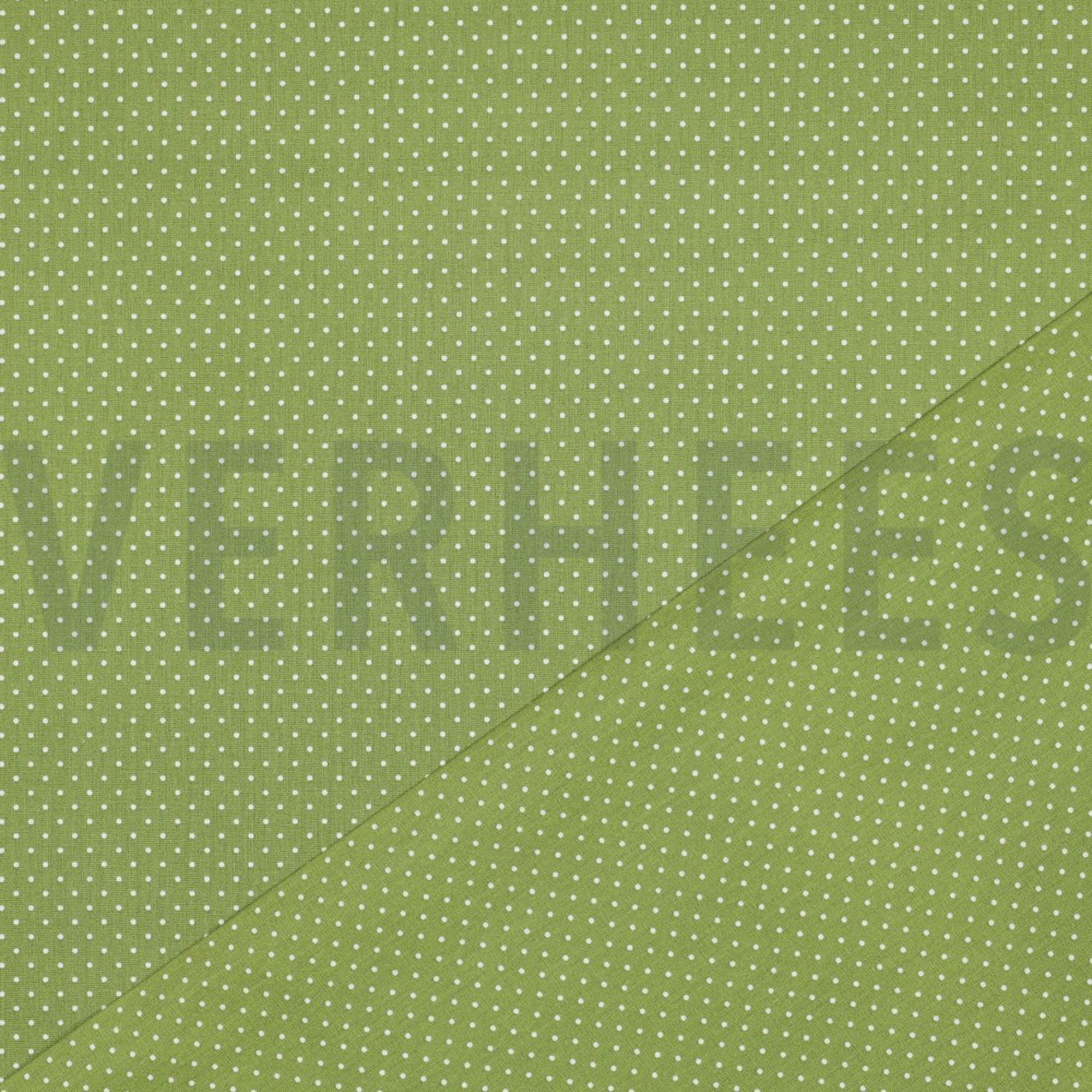 POPLIN PETIT DOTS GREEN (high resolution) #4