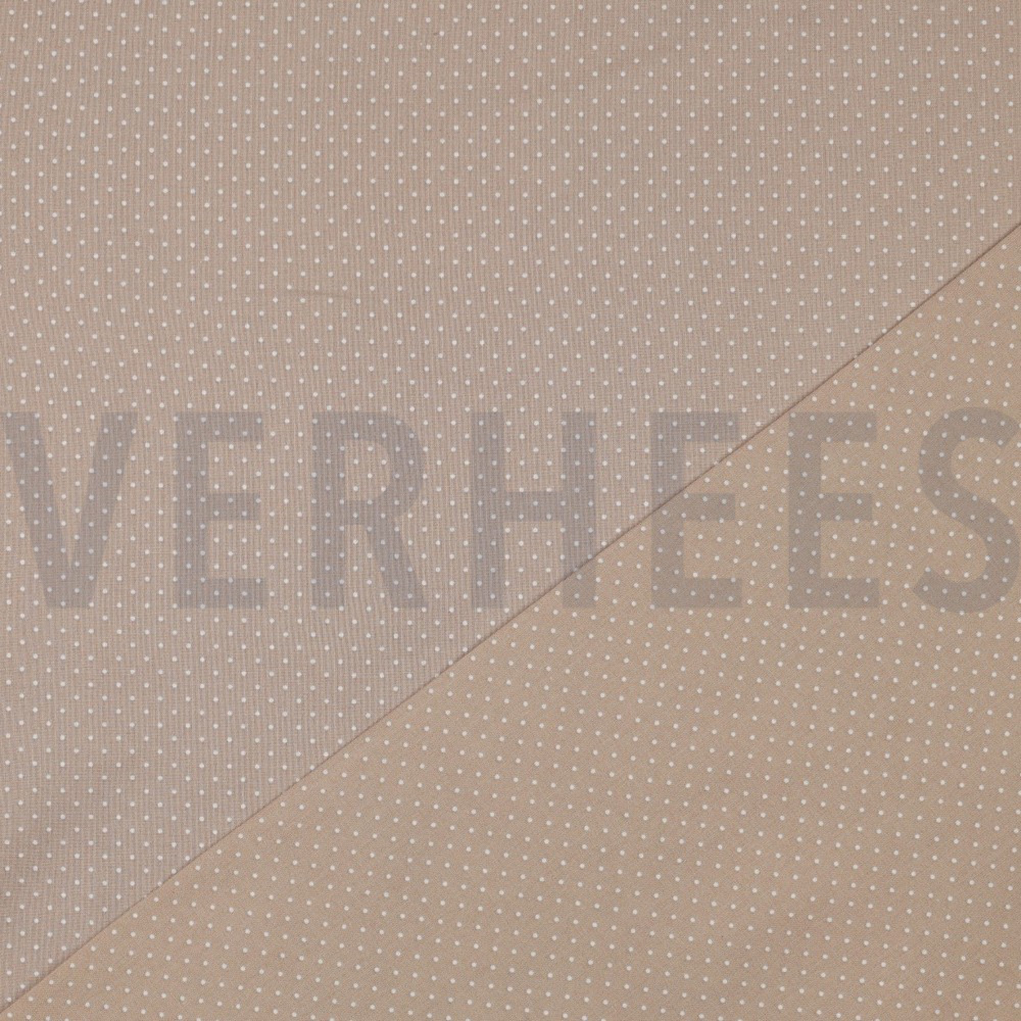 POPLIN PETIT DOTS SAND (high resolution) #4