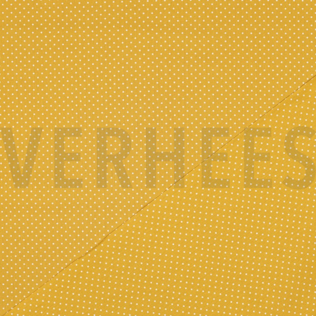 POPLIN PETIT DOTS OCHRE #4