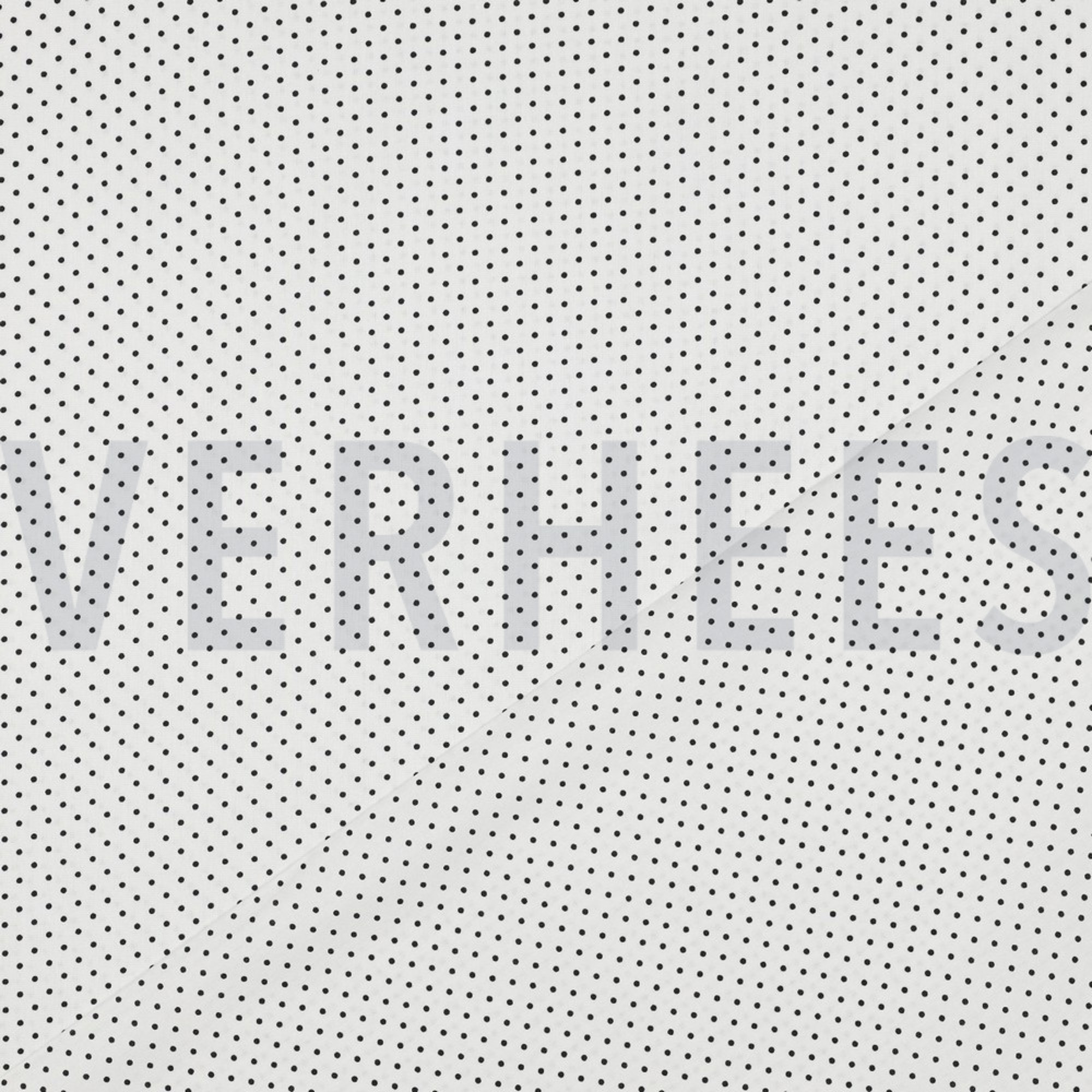 POPLIN PETIT DOTS WHITE/BLACK (high resolution) #4