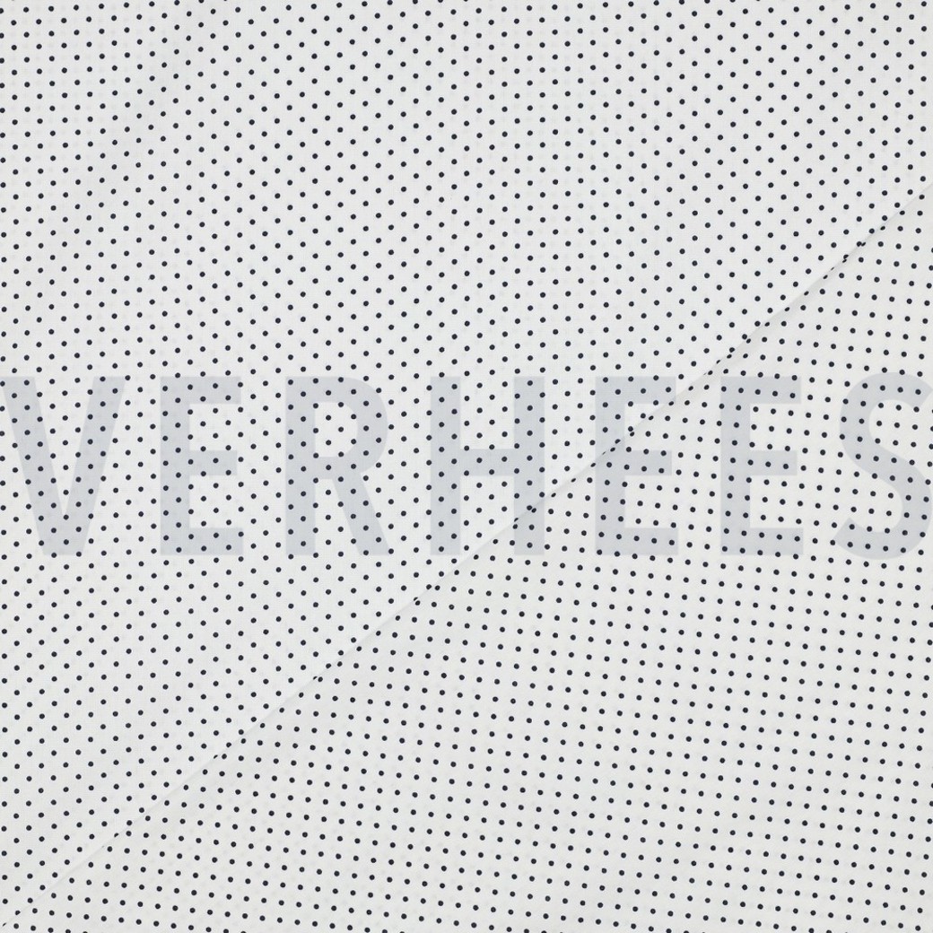 POPLIN PETIT DOTS WHITE/NAVY #4
