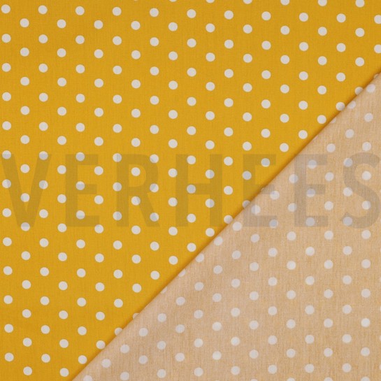 POPLIN DOTS YELLOW #7