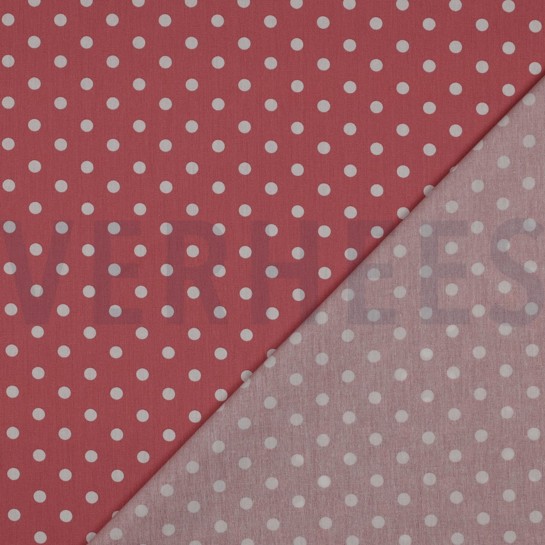 BAUMWOLLE POPELINE PUNKTE BLUSH #7