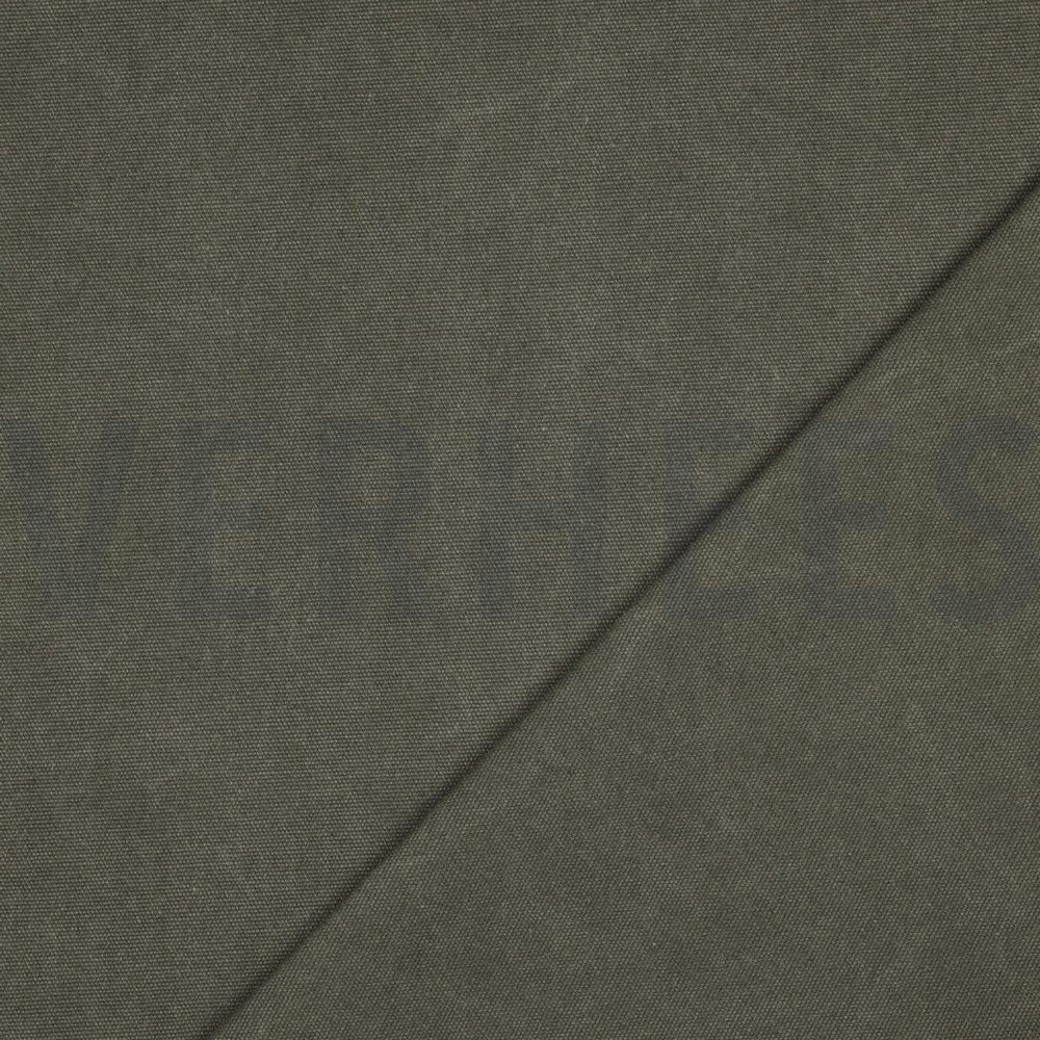 CANVAS STONEWASHED ARMY GREEN #4